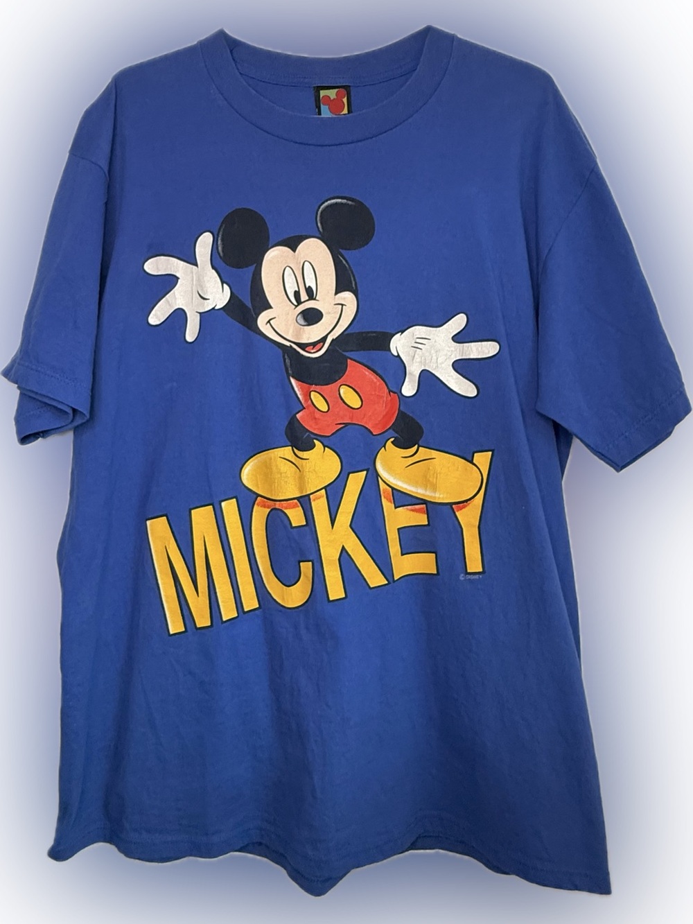 VINTAGE 90'S Mickey Unlimited Velva Sheen Mickey Adult T-Shirt Size X-Large